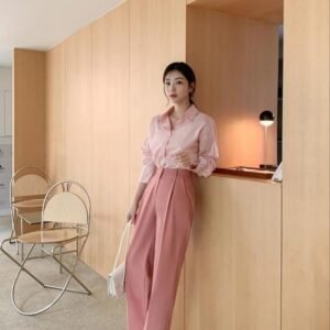 Blush Pink Tailored Co-ord Set