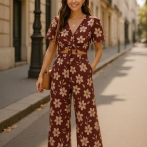 Retro Bloom Co-ord Set