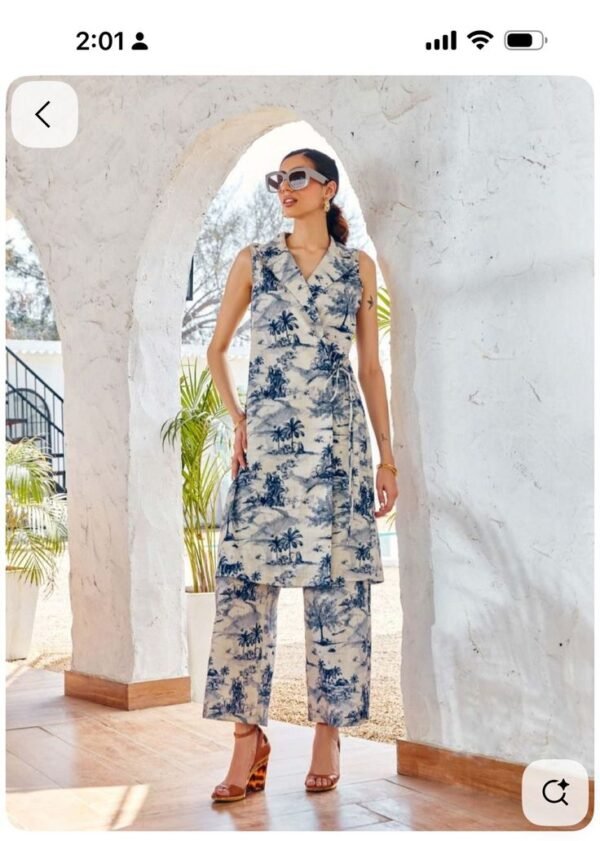 Green Floral Co-Ord Set