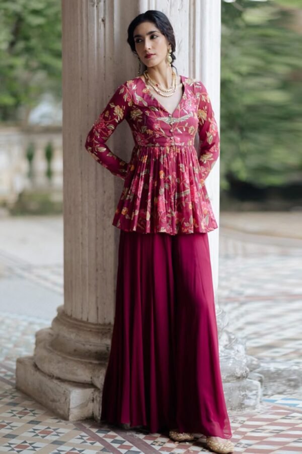 Berry Bloom Peplum Set