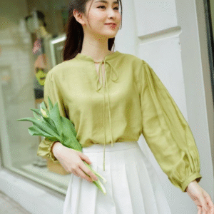 Women's Tie-Neck Top